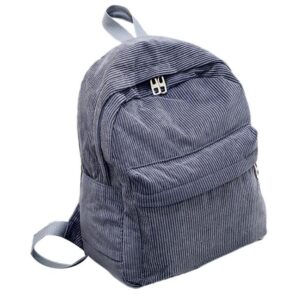 Corduroy Backpack Fashion Women School Backpack Pure Color Shoulder Bag Teenger Girl Travel Bags Female Mochila 2.jpg 640x640 2