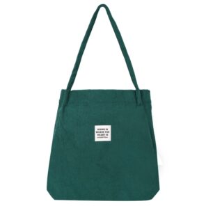 Corduroy Bag for Women Shopper Handbags Environmental Storage Reusable Canvas Shoulder Tote Bag school bags for 10.jpg 640x640 10