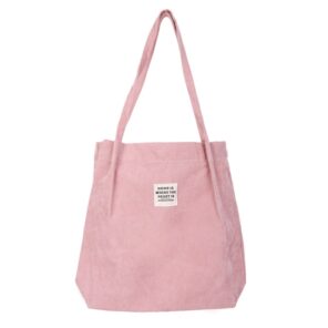 Corduroy Bag for Women Shopper Handbags Environmental Storage Reusable Canvas Shoulder Tote Bag school bags for 3.jpg 640x640 3