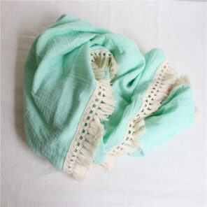 Cotton Muslin Swaddle Blankets for Newborn Baby Tassel Receiving Blanket New Born Swaddle Wrap Infant Sleeping 1.jpg 640x640 1