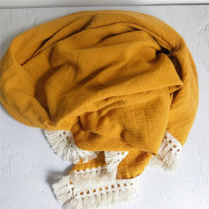 Cotton Muslin Swaddle Blankets for Newborn Baby Tassel Receiving Blanket New Born Swaddle Wrap Infant Sleeping 3.jpg 640x640 3