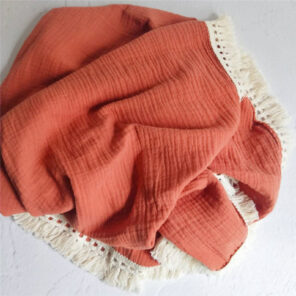 Cotton Muslin Swaddle Blankets for Newborn Baby Tassel Receiving Blanket New Born Swaddle Wrap Infant Sleeping 4.jpg 640x640 4