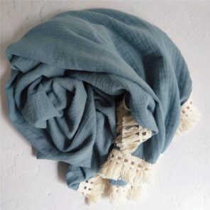 Cotton Muslin Swaddle Blankets for Newborn Baby Tassel Receiving Blanket New Born Swaddle Wrap Infant Sleeping 5.jpg 640x640 5