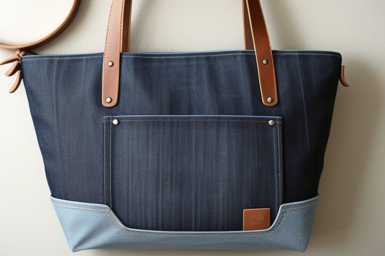 Crafting Stylish Denim Bags