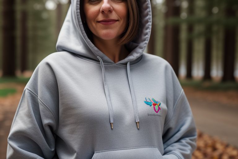 Customizable hoodie with personalized embroidery and unique patterns