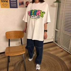 Cute Anime Female T shirt Print Bear Funny Oversized T Shirt Women Clothes Short Sleeve Harajuku jpg x
