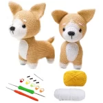 Cute Corgi Crochet Starter Kit DIY Yarn Hand