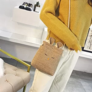 Cute Crossbody Bag For Women Bag Linen Small Shoulder Bags For lady Handbag Female Girl MIni