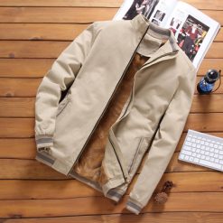 DIMUSI Autumn Mens Bomber Jackets Casual Male Outwear Fleece Thick Warm Windbreaker Jacket Mens Military Baseball 3.jpg 640x640 3