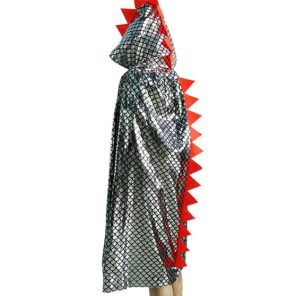 Dinosaur Cape Halloween Cosplay Costume Hooded Cloak for Kids Wizard and Girls Witch Cosplay Child Costume png x