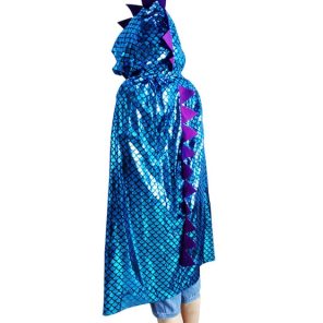 Dinosaur Cape Halloween Cosplay Costume Hooded Cloak for Kids Wizard and Girls Witch Cosplay Child Costume png x