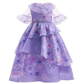 Disney Encanto Costume Princess Dress Suit Charm for Girls Cosplay Isabela Mirabel Carnival Christmas Birthday Party jpg x