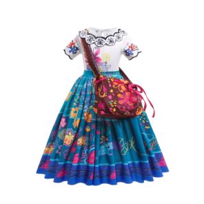 Disney Encanto Costume Princess Dress Suit Charm for Girls Cosplay Isabela Mirabel Carnival Christmas Birthday Party png x