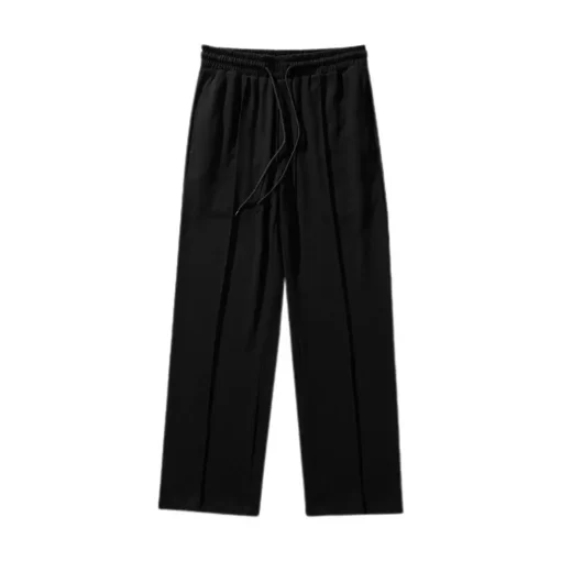 Drawstring Sweatpants Men s Fashion Casual Wide leg Pants Men Streetwear Loose Straight Trousers Mens Joggers 2