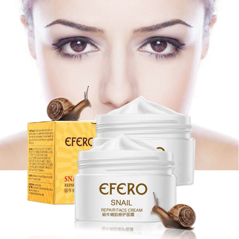 EFERO Anti Aging Snail Essence Face Cream Whitening Snail Cream Serum Moist Nourishing Lifting Face Skin