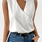 Elegant Women s Solid Color Casual Shirt Spring