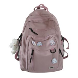 Fashion Big Student Backpack NEW Badge Rucksack Girls School Bag High Capacity Women Backpack Female Cute 2.jpg 640x640 2