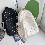 Fashion Floral Women Backpack Casual Nylon Preppy Style