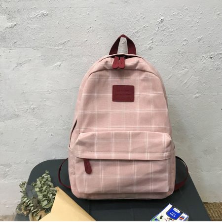 Fashion Girl College School Bag Casual New Simple Women Backpack Striped Book Packbags for Teenage Travel 4.jpg 640x640 4
