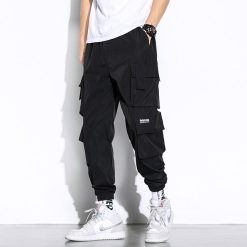 Fashion Men Cargo Pants Hip Hop Joggers Cargo Pants Men Harem Pants Multi Pocket Man Sweatpants 1.jpg 640x640 1