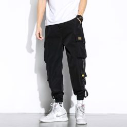 Fashion Men Cargo Pants Hip Hop Joggers Cargo Pants Men Harem Pants Multi Pocket Man Sweatpants 2.jpg 640x640 2