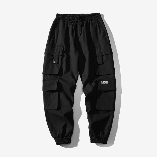 Fashion Men Cargo Pants Hip Hop Joggers Cargo Pants Men Harem Pants Multi Pocket Man Sweatpants 4