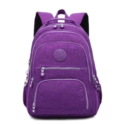 Fashion School Backpack Student for Teenage Girl Boy 2023 Travel Back Packs Bag Women Nylon Waterproof 2