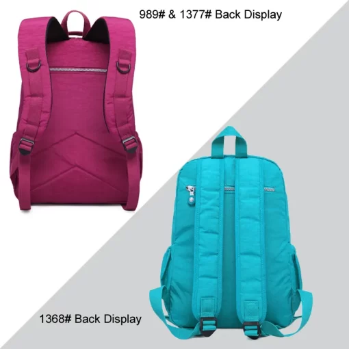 Fashion School Backpack Student for Teenage Girl Boy 2023 Travel Back Packs Bag Women Nylon Waterproof 4