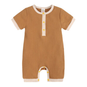 Fashion Solid Color Baby romper Summer Baby Boy Clothes Cotton Linen Short Sleeve Infant Romper Newborn 3.jpg 640x640 3
