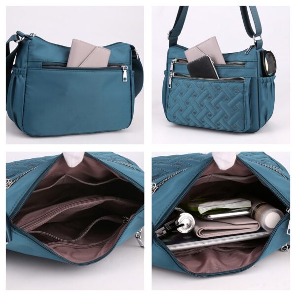 Fashion Women Messenger Bag Nylon Oxford Waterproof Shoulder Handbag Large Capacity Casual Travel Crossbody Bag Bolsa 2