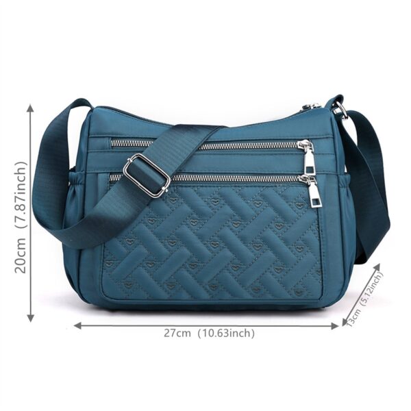 Fashion Women Messenger Bag Nylon Oxford Waterproof Shoulder Handbag Large Capacity Casual Travel Crossbody Bag Bolsa 3
