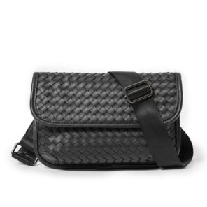 Fashion Woven Leather Travel Bag Men Shoulder Bag Luxury Business Men Crossbody Bag Handbag High Capacity 2.jpg 640x640 2