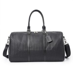 Fashion Woven Leather Travel Bag Men Shoulder Bag Luxury Business Men Crossbody Bag Handbag High Capacity.jpg 640x640
