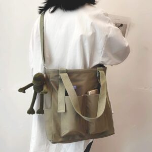 Female Bag Shoppers Simple Fashion Zipper Handbags Shoulder Waterproof Large Capacity Tote Bags 2021 Women s 1