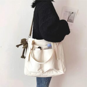 Female Bag Shoppers Simple Fashion Zipper Handbags Shoulder Waterproof Large Capacity Tote Bags 2021 Women s