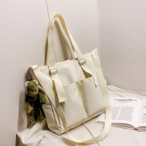 Female Bag Shoppers Simple Fashion Zipper Handbags Shoulder Waterproof Large Capacity Tote Bags 2021 Women s 3