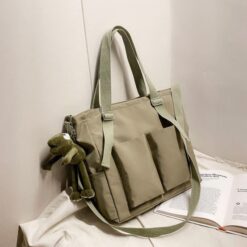 Female Bag Shoppers Simple Fashion Zipper Handbags Shoulder Waterproof Large Capacity Tote Bags 2021 Women s 3.jpg 640x640 3