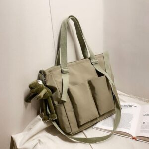 Female Bag Shoppers Simple Fashion Zipper Handbags Shoulder Waterproof Large Capacity Tote Bags 2021 Women s 3.jpg 640x640 3