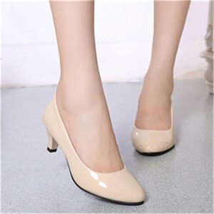Female Pumps Nude Shallow Mouth Women Shoes Fashion Office Work Wedding Party Shoes Ladies Low Heel.jpg 640x640