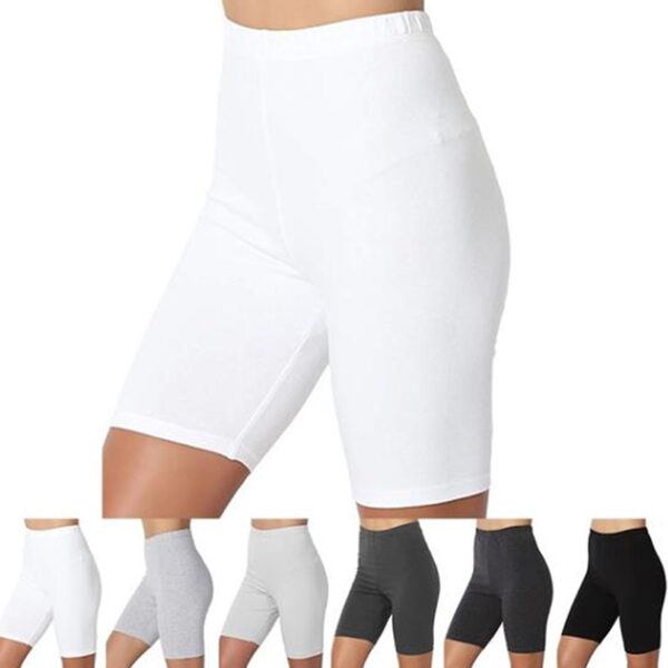 Fitness Leggings Women Elastic High Waist Sport Leggings Femme Workout Short Legging Push Up Slim Pants 1