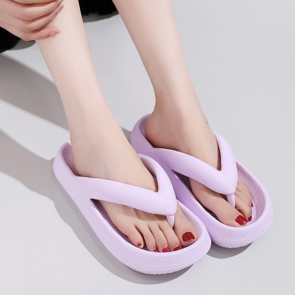 Flip Flops Wholesale Summer Casual Thong Slippers Outdoor Beach Sandals EVA Flat Platform Comfy Shoes Women 5