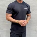 Gym Muscle Fitness T Shirt 2022 New Brand