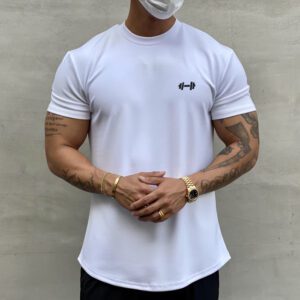 Gym Muscle Fitness T Shirt 2022 New Brand Men Outdoor Hip Hop Streetwear Loose Half Sleeve 4.jpg 640x640 4