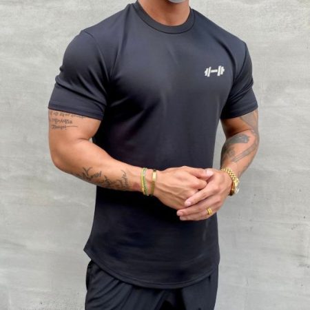 Gym Muscle Fitness T Shirt 2022 New Brand Men Outdoor Hip Hop Streetwear Loose Half Sleeve.jpg 640x640