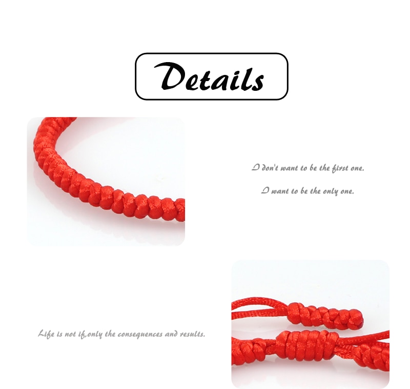 Multicolor Rope Lucky knots Bracelets Women Men Charm Woven Handmade Bangles Braided Adjustable Size Buddhism Jewelry Pulseras - Image 4