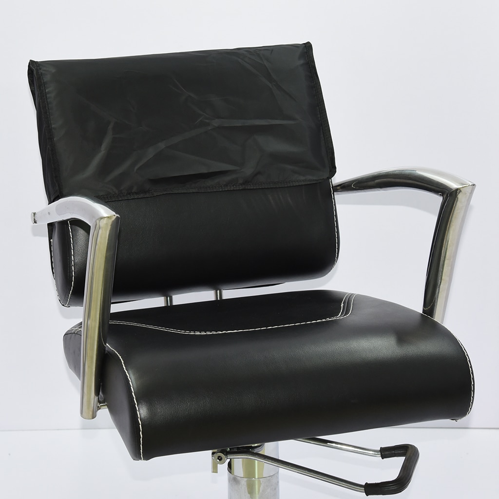 19' Professional Salon Baber Hairdressing Chair Back Covers Clear Black19' Barber Beauty Salon Chair Protective Cover