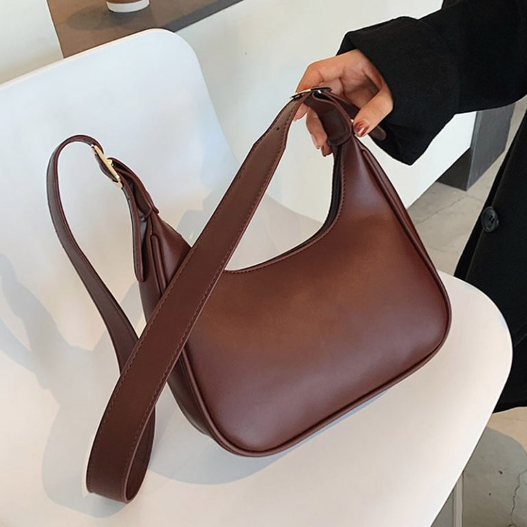 HOCODO Fashion Shoulder Bags For Women 2021 Casual Crossbody Bags For Women Pu Leather Solid Color