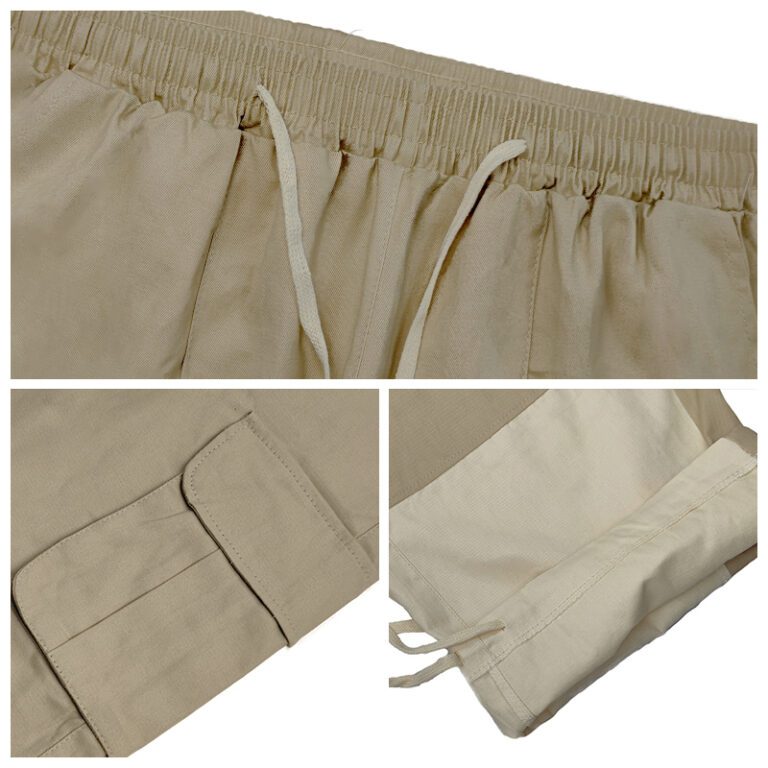 HOUZHOU Baggy Black Cargo Pants for Men Khaki Cargo Trousers Male Vintage Loose Casual Autumn Japanese 5