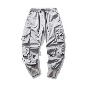 HOUZHOU Black Cargo Pants Men Joggers Hip Hop Techwear Pants Hippie Cargo Trousers for Men Streetwear.jpg 640x640