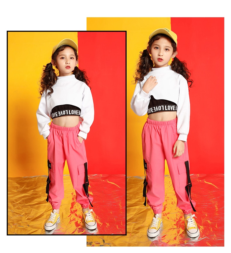 Girls boutique outfits 4 6 8 10 123 14 16 18 Years hip hop hoodies sweatshirts kids costumes girls kids summer clothes (13)